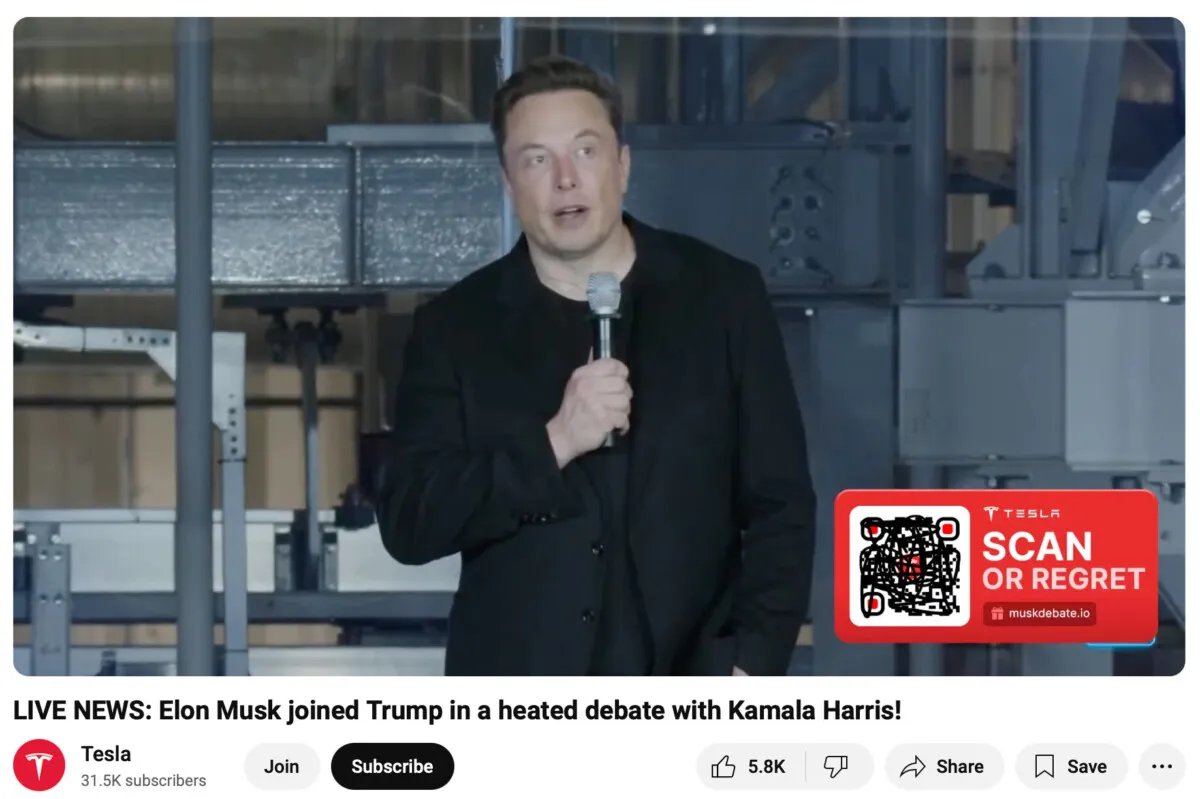 Fake Tesla video scam: Large YouTube account uses deepfake Musk to talk Trump and ‘double your bitcoins’