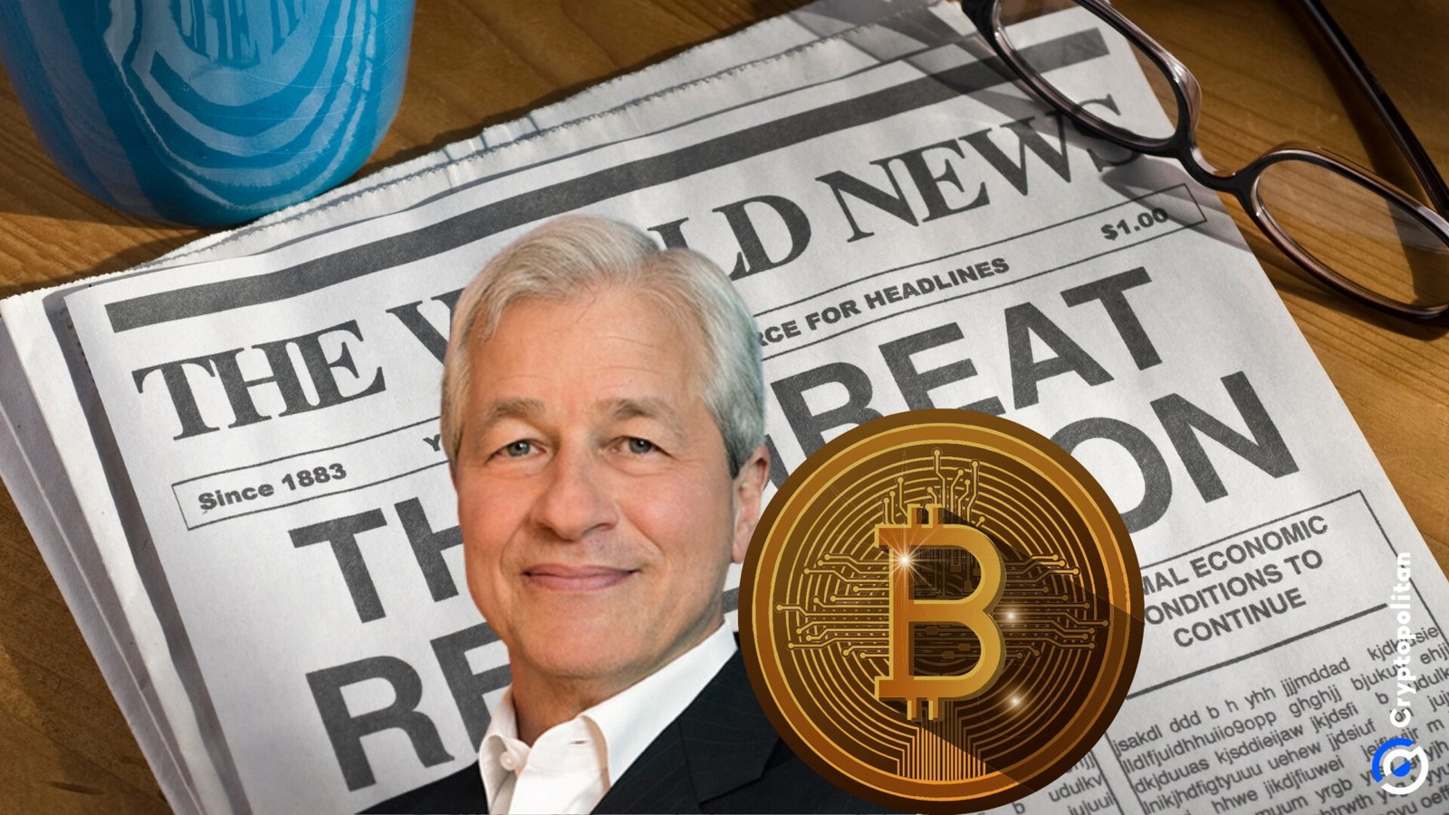 Bitcoin critic Jamie Dimon admits he is terrified of imminent global recession