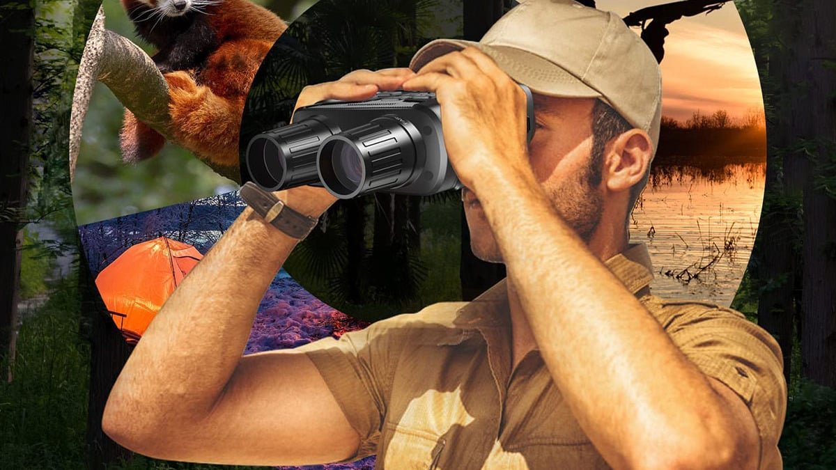 Get double-barrel night vision binoculars for 64% off