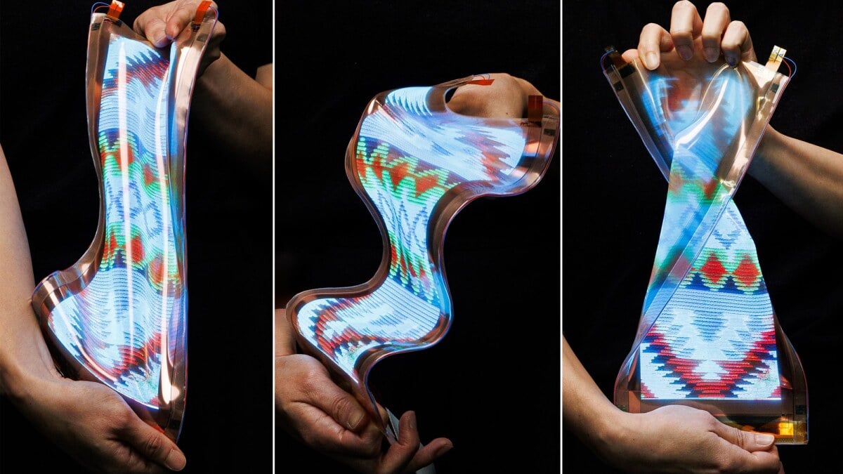 LG has a stretchable display that can expand by 50 percent