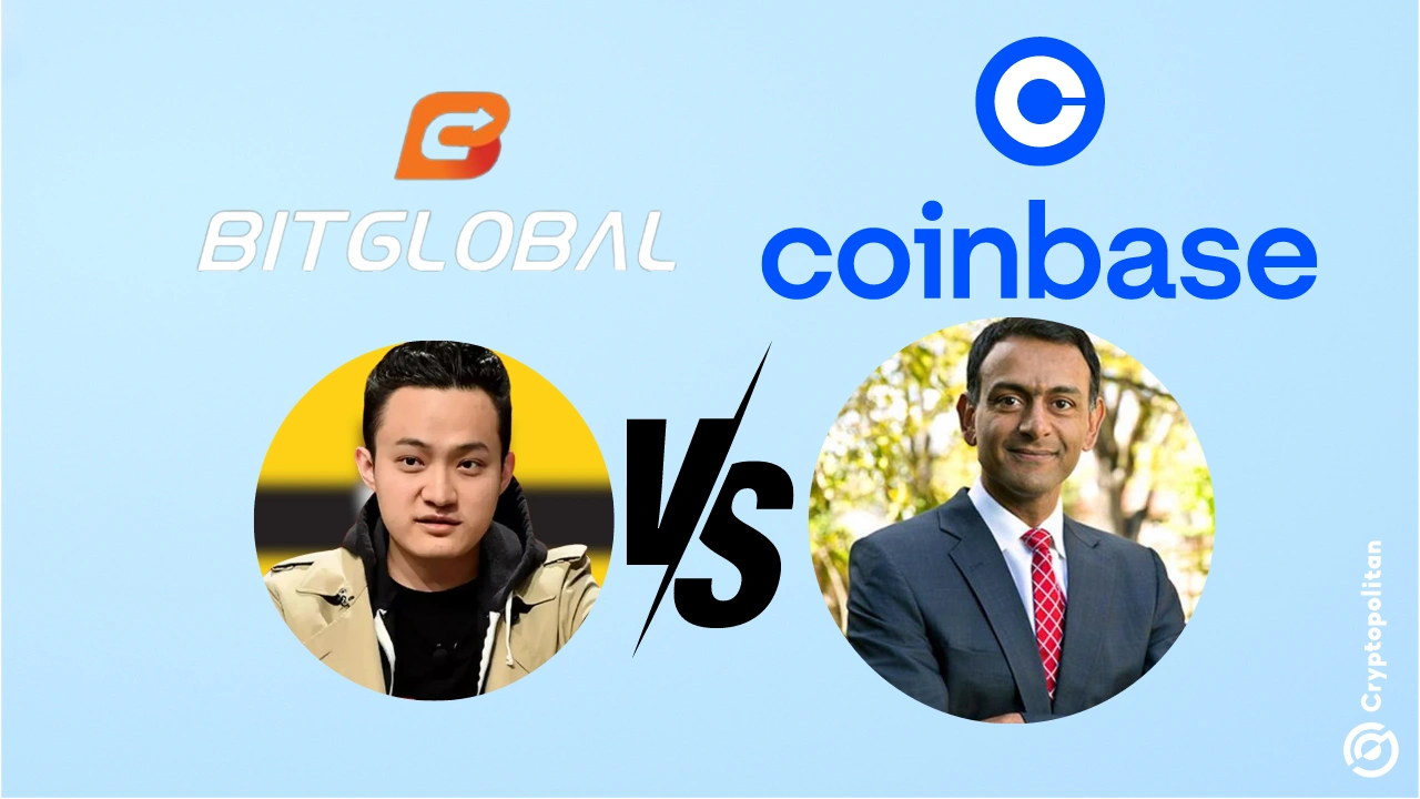 Coinbase fights Justin Sun-linked BiT Global lawsuit over wBTC delisting