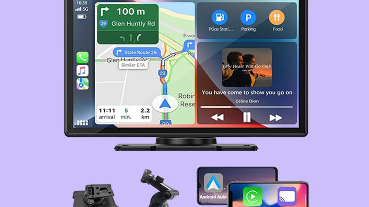 Get a 9-ich wireless car display for under $90