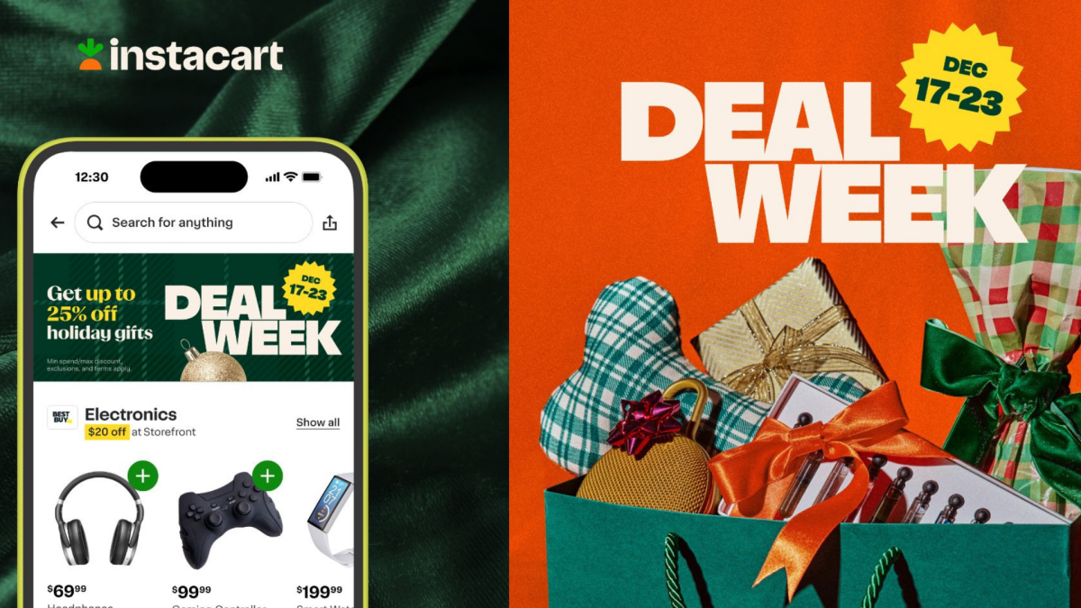 Instacart's second annual Holiday Deal Week is here