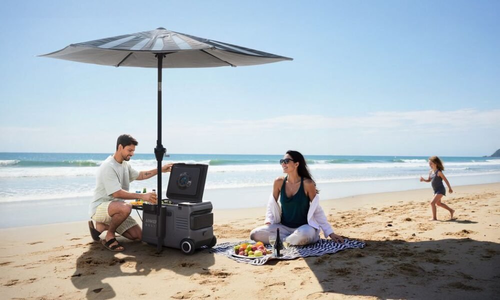 Anker’s solar umbrella uses next-gen perovskite cells to keep a longer charge