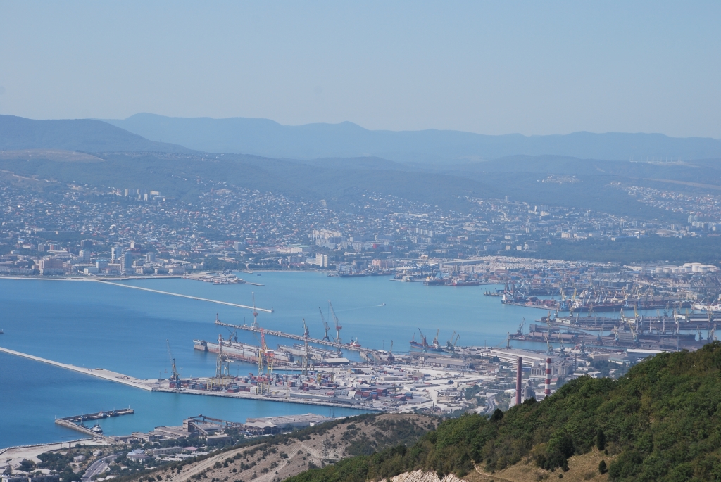 The Russian cargo port of Novorossiysk.